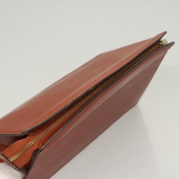 LOUIS VUITTON Epi Trousse Crete Pouch Brown - Picture 11 of 14